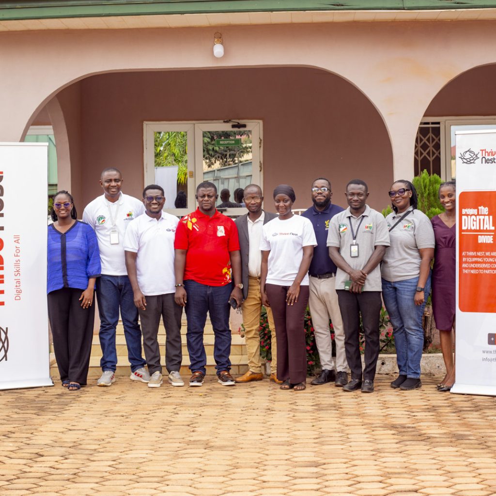 NEIP Monitoring Team Visits Thrive Nest Ahead of Adwumawura Programme Implementation